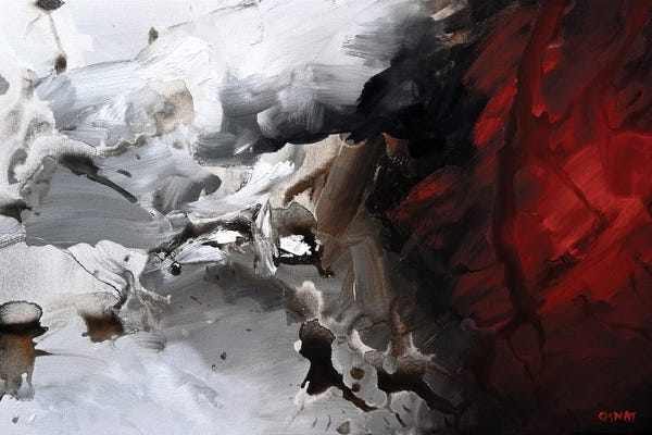 Black & White & Red: Fire And Ice by Osnat Tzadok