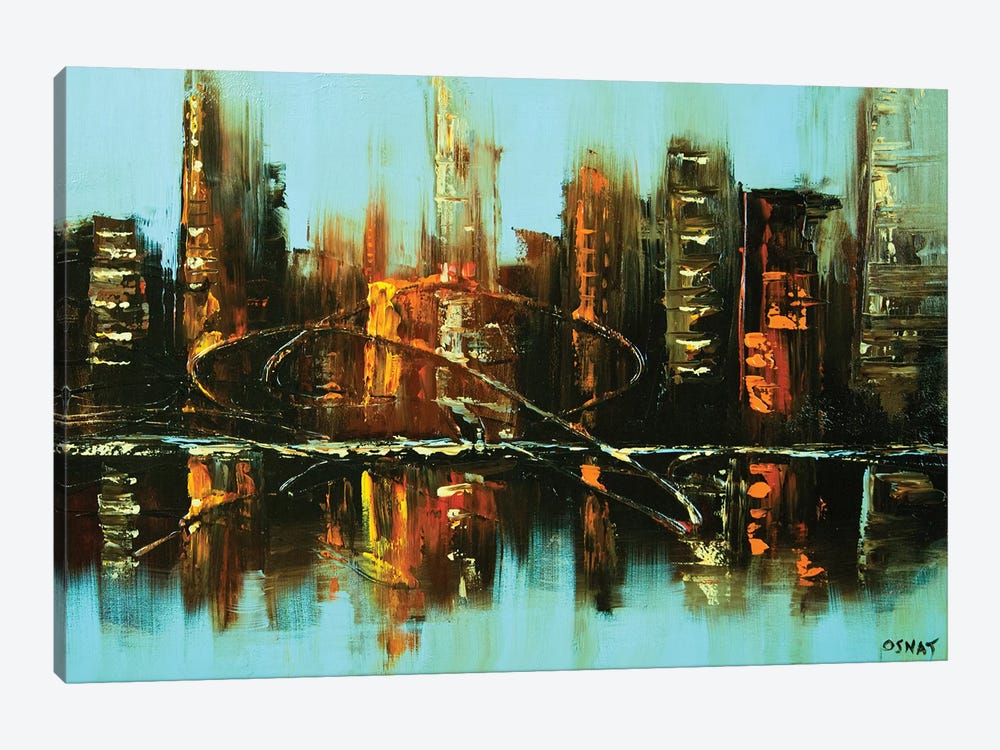 Emerald City by Osnat Tzadok 1-piece Canvas Art Print