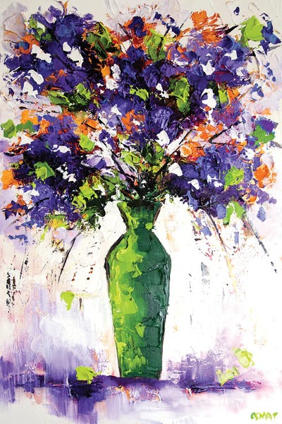 Textured Florals: Happiness by Osnat Tzadok