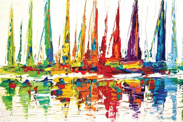 Kids Nautical Art: October Sail by Osnat Tzadok