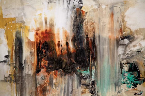 Effortless Earth Tone Abstracts: Abstract by Osnat Tzadok