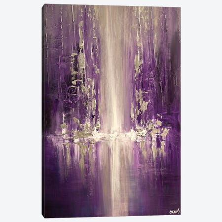 Purple Rain Canvas Print #OTZ45} by Osnat Tzadok Canvas Print