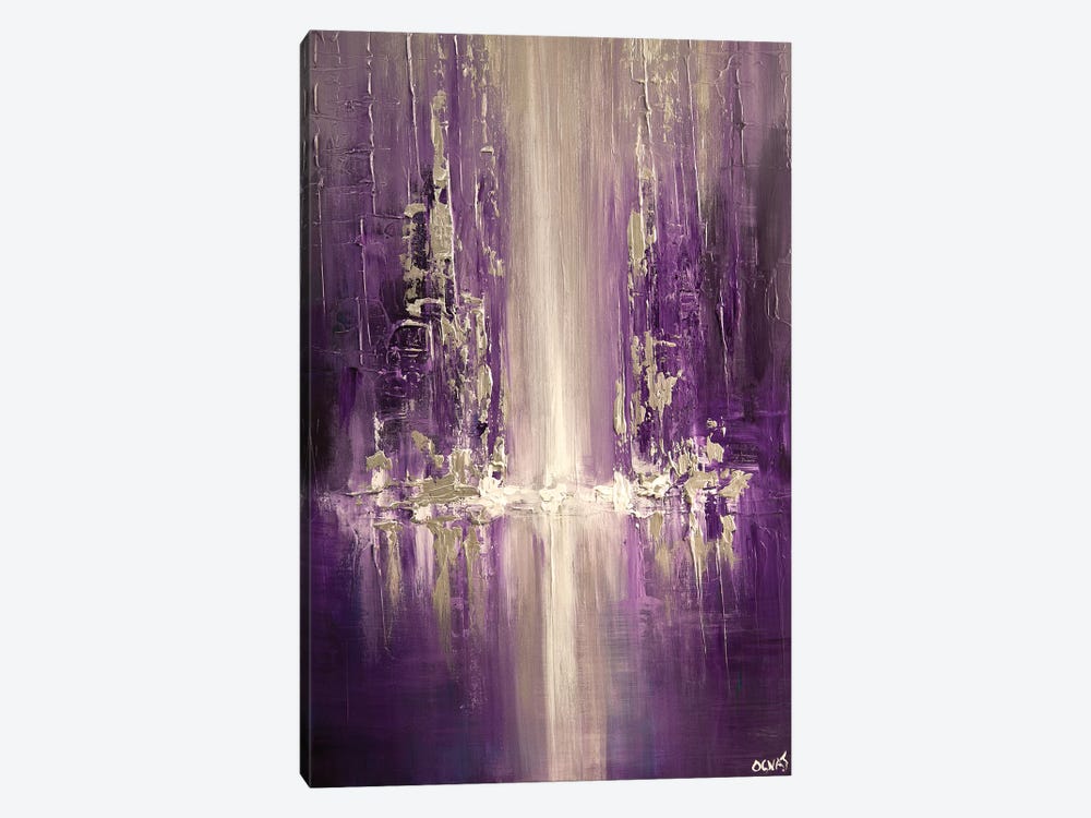 Purple Rain by Osnat Tzadok 1-piece Canvas Art