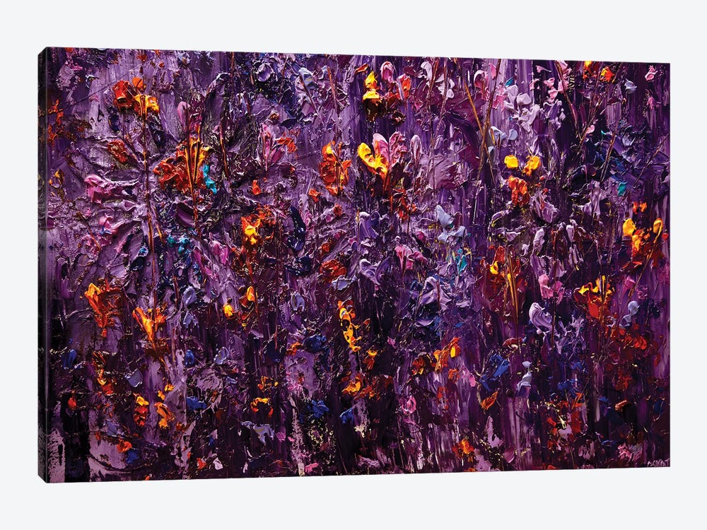 Purple Scent II by Osnat Tzadok 1-piece Canvas Print
