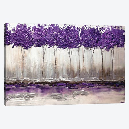 Purple Summer Canvas Print #OTZ47} by Osnat Tzadok Canvas Print