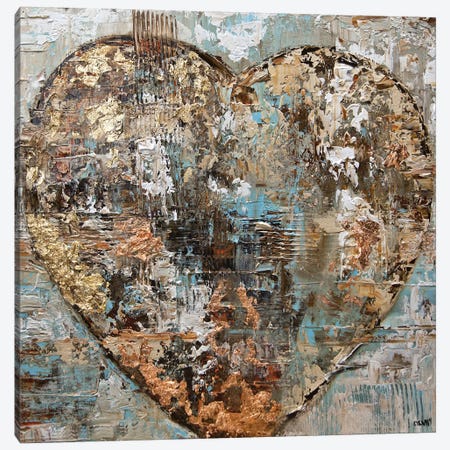 Artist's Heart Canvas Print #OTZ4} by Osnat Tzadok Art Print