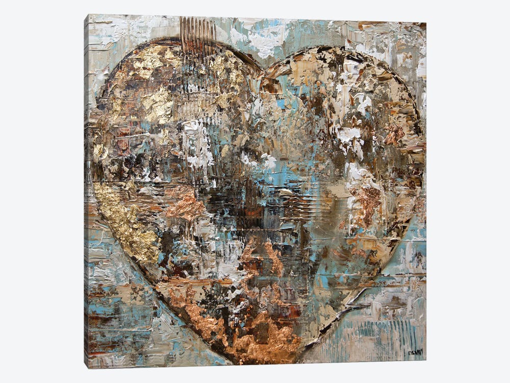 Artist's Heart by Osnat Tzadok 1-piece Canvas Artwork