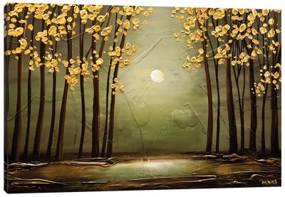 Sage Forest Canvas Art Print - Osnat Tzadok