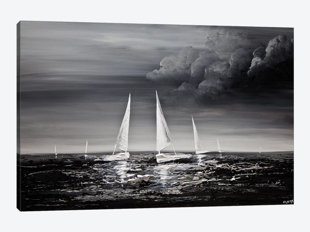 Stormy Sea by Osnat Tzadok 1-piece Canvas Artwork