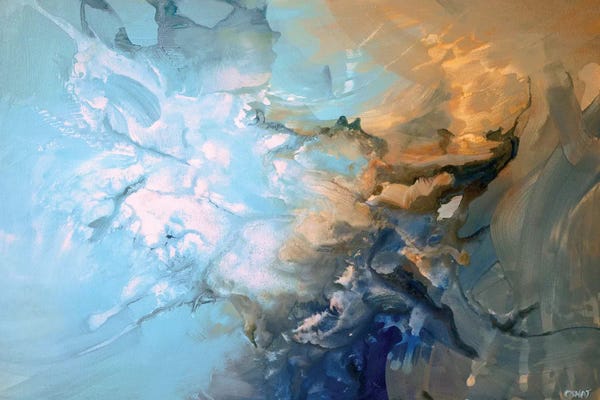 Blue & Gold: The Island II by Osnat Tzadok