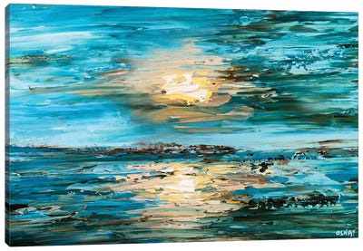 The Sea Canvas Art Print - Osnat Tzadok