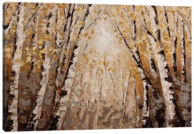 The Silver Forest Canvas Art Print - Osnat Tzadok