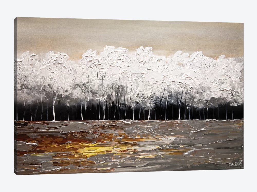 White Forest Canvas Wall Art By Osnat Tzadok Icanvas