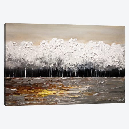 White Forest Canvas Print #OTZ95} by Osnat Tzadok Canvas Art