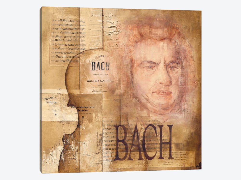 A Tribute To Bach by Marie-Louise Oudkerk 1-piece Canvas Artwork