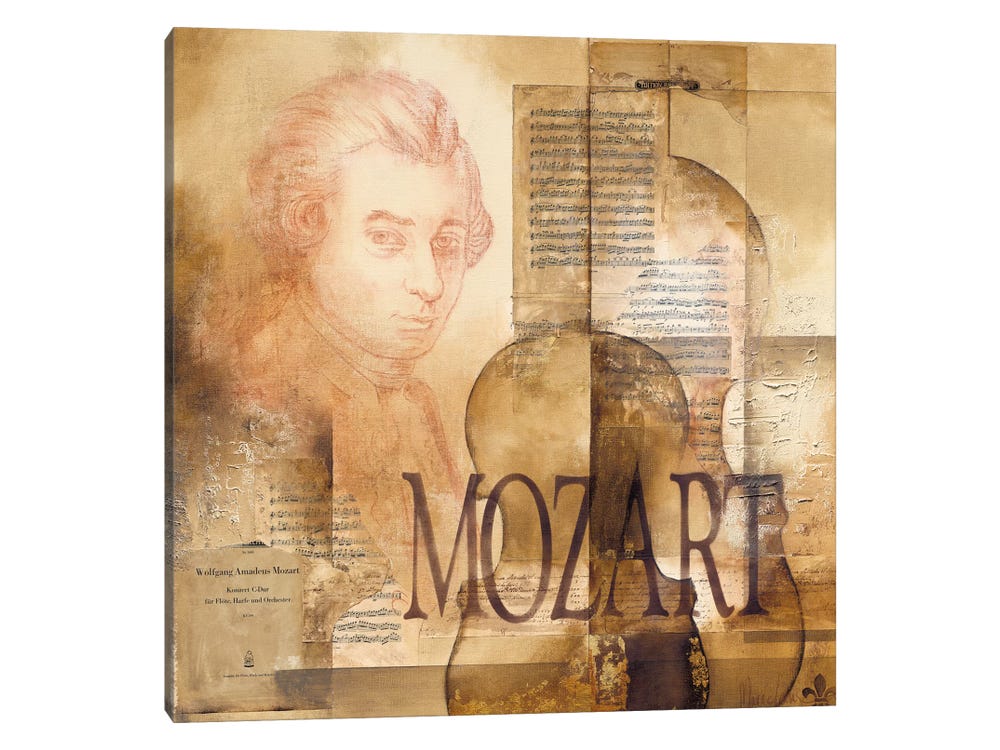 Wolfgang Amadeus Mozart  Reproductions of famous paintings for your wall