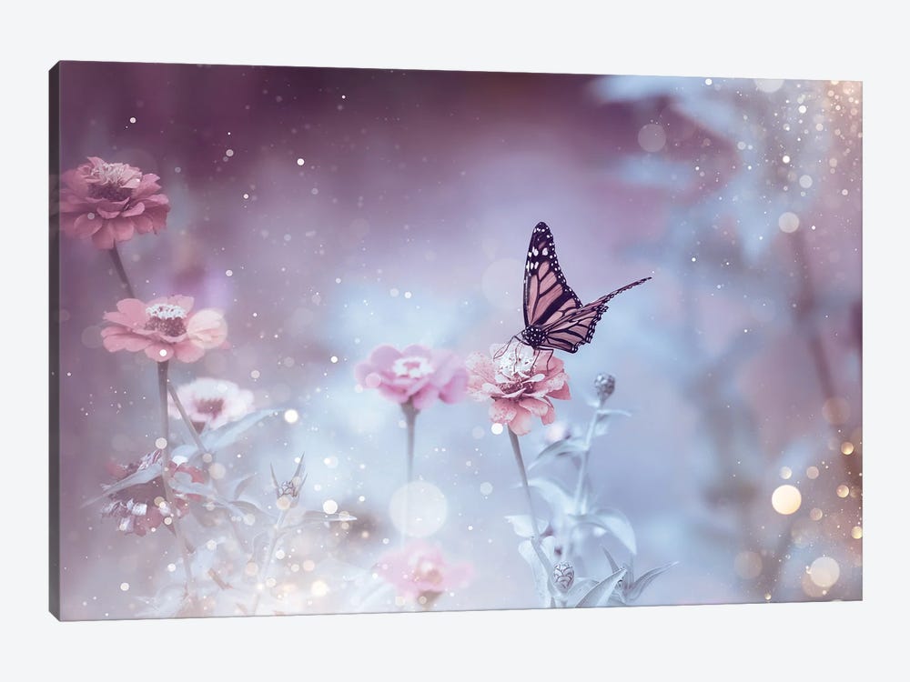 Sparkly Butterfly by Maria Overlay 1-piece Canvas Art