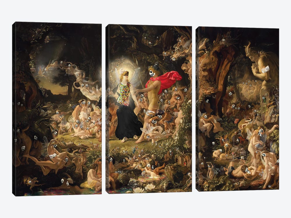 Dream Glade by Oliver Pocsik 3-piece Canvas Wall Art