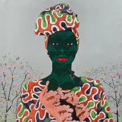 Never Say Die by Oluwafemi Afolabi wood print