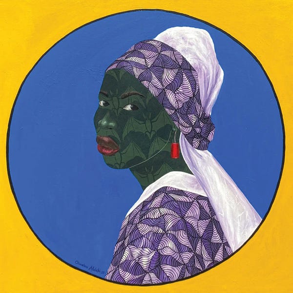 Oluwafemi Afolabi: Girl With A Pearl Earring by Oluwafemi Afolabi