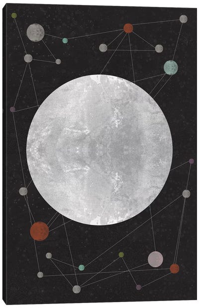 Unknown Constellation Canvas Art Print - Sci-Fi Planet Art