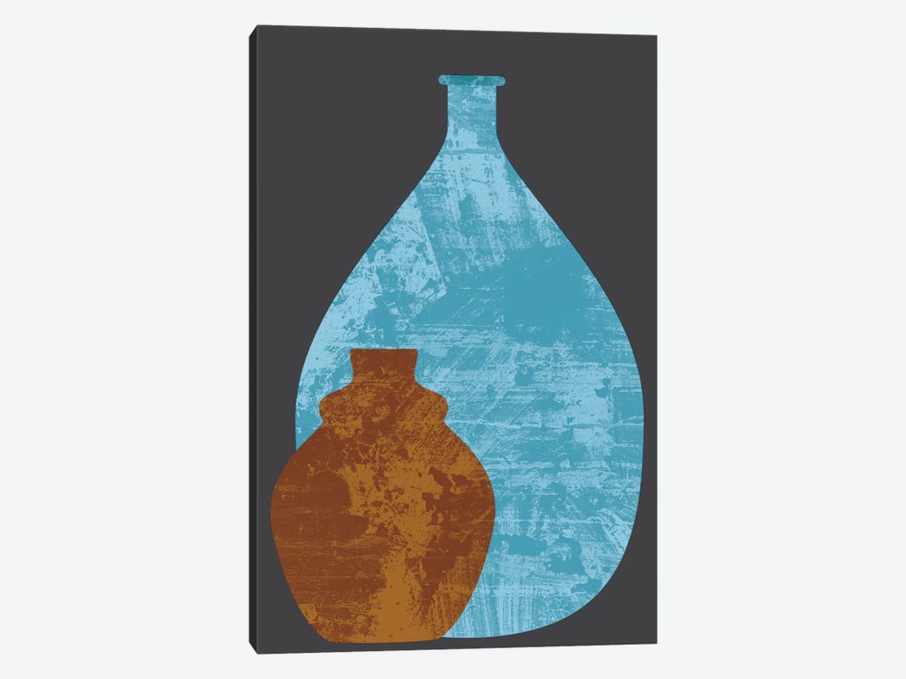 Vases by Flatowl 1-piece Canvas Wall Art