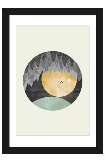 View From The Cave Paper Art Print - Flatowl