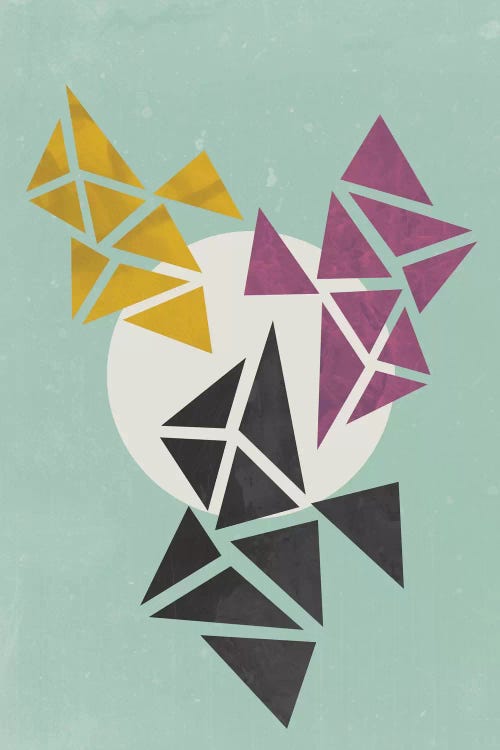 White Circle by Flatowl canvas print