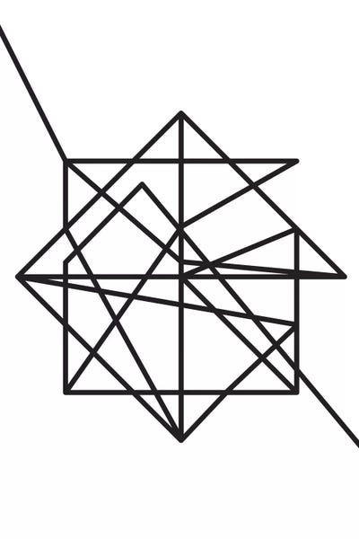 Large Black & White Art - Canvas Prints: Wire by Flatowl