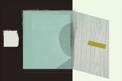 At The Window by Flatowl canvas print