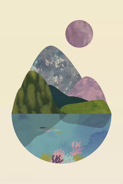 Summer by Flatowl multi panel art