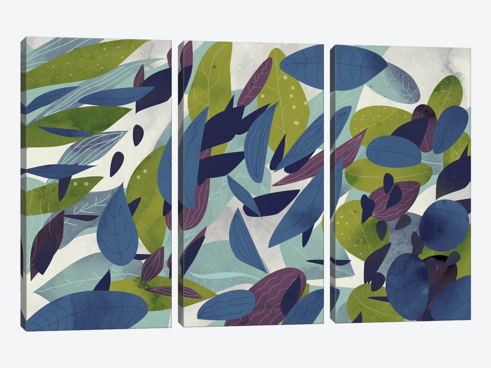 Foliage by Flatowl 3-piece Canvas Artwork