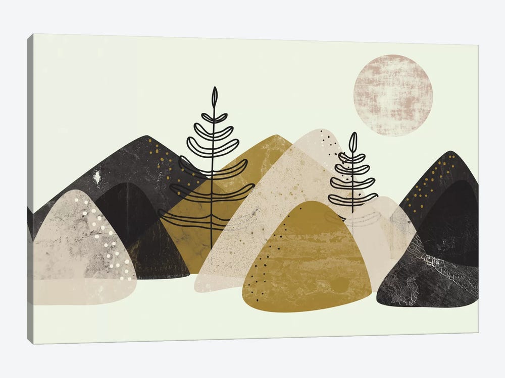 Mountains by Flatowl 1-piece Art Print