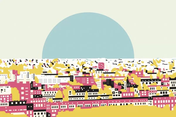 Flatowl: Rooftop View II by Flatowl
