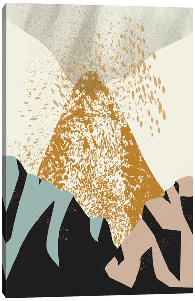Volcano Canvas Art Print - Flatowl