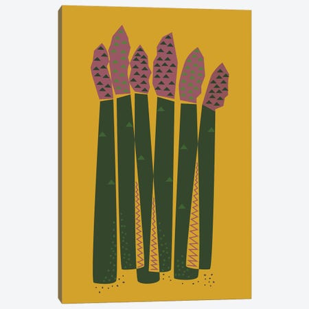 Asparagus Canvas Print #OWL129} by Flatowl Art Print