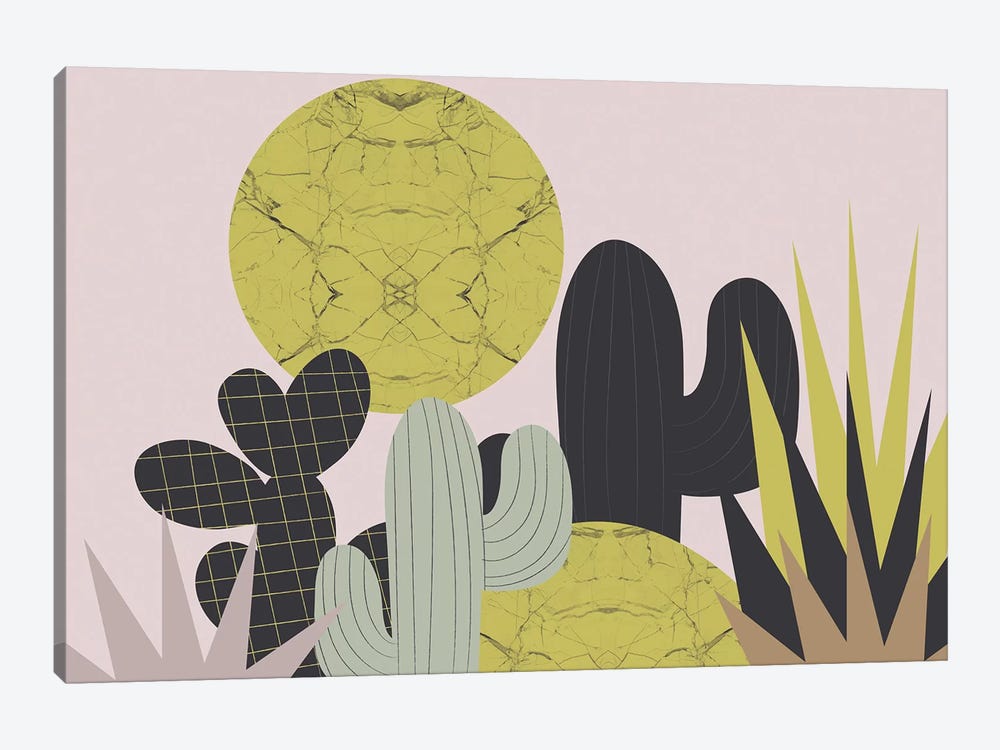 Cacti by Flatowl 1-piece Canvas Print