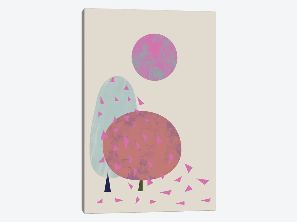 Trees In Wind by Flatowl 1-piece Art Print