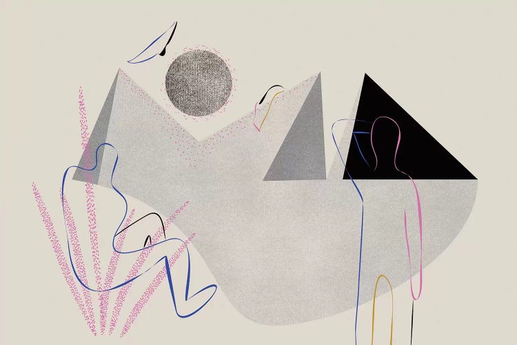Scrutiny Of Horizon by Flatowl wall art