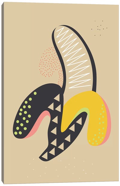 Banana Canvas Art Print - Flatowl