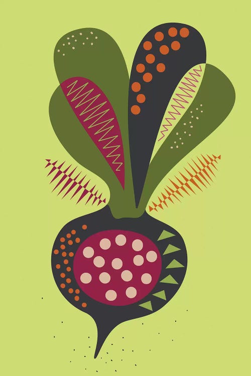 Beetroot by Flatowl wall art
