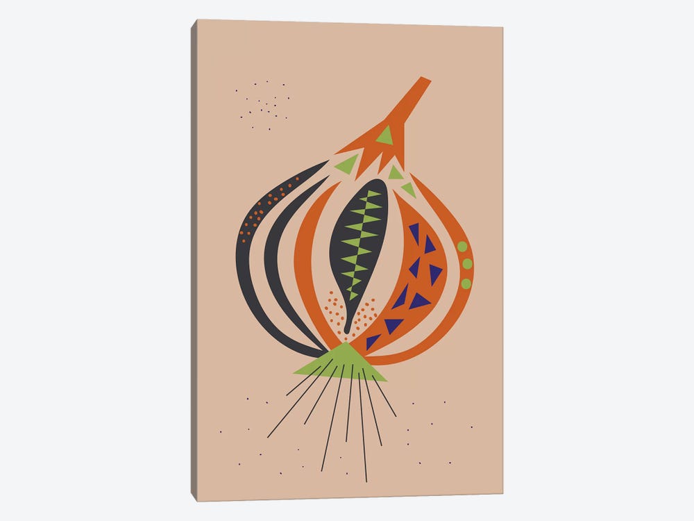 Onion by Flatowl 1-piece Art Print