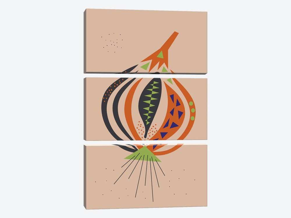 Onion by Flatowl 3-piece Art Print