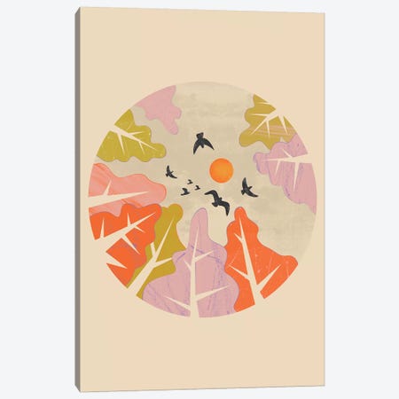 Daydreaming Canvas Print #OWL162} by Flatowl Art Print