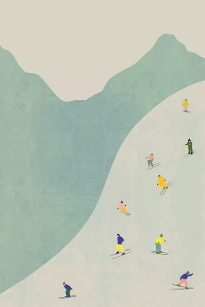 Kids Sports Art: Sky Set I by Flatowl