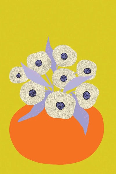 Yellow Flower Vase