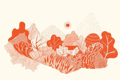 Private Place by Flatowl multi panel art