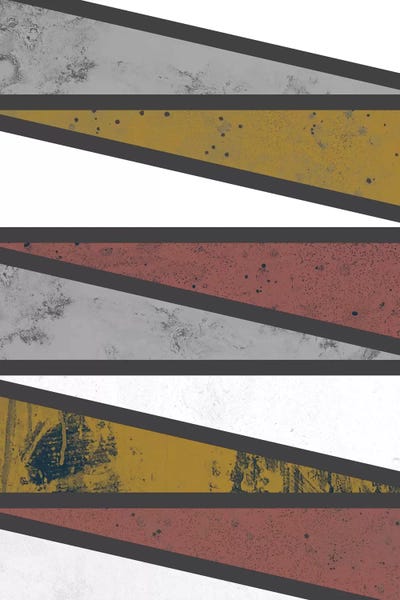 90 Degree Triangles II by Flatowl multi panel art