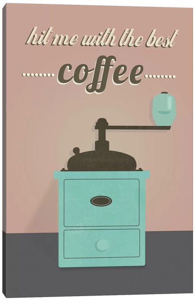 Coffee Canvas Art Print - Flatowl