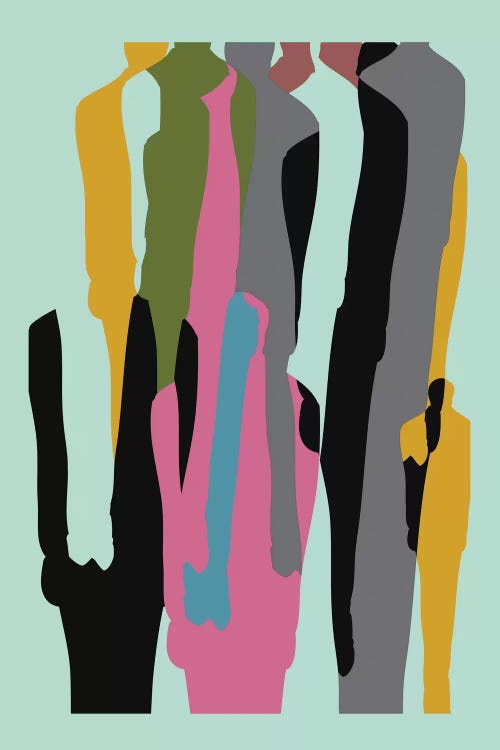 Crowd by Flatowl wall art